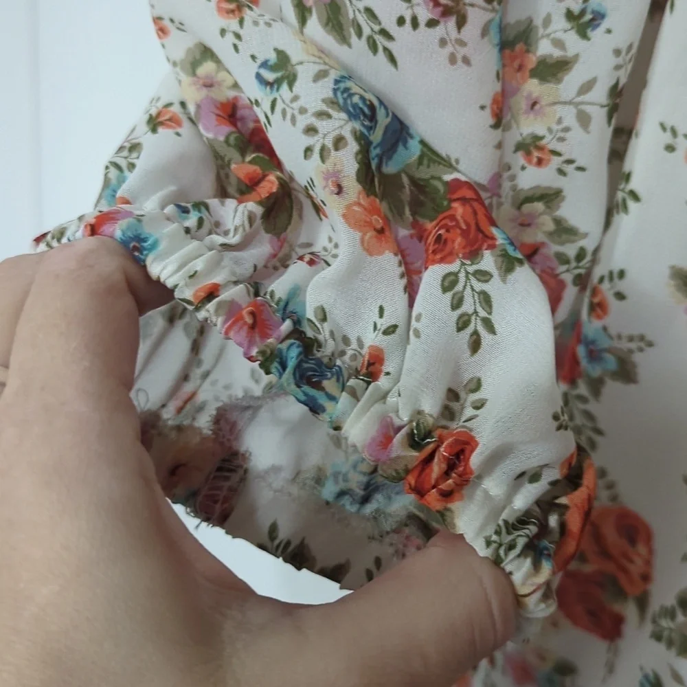 🌟NWT Bonnie Jean Girl Floral and Lace Dress